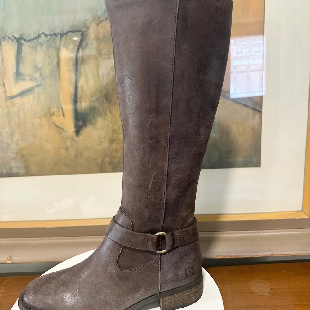🌸BORN🌸 Saddler Tall Riding Boot Brown Size: 5.5